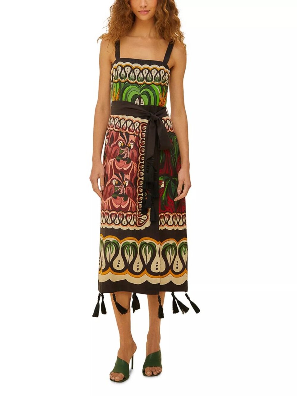 NWT Farm Rio Scarf Dress Coconut Tree Size XS *runs slightly small* 2025
